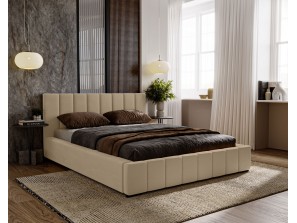 Łóżko tapicerowane sypialniane NERO ze stelażem i pojemnikiem na pościel 3