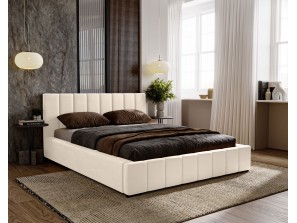 Łóżko tapicerowane sypialniane NERO ze stelażem i pojemnikiem na pościel 14