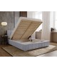 Łóżko tapicerowane sypialniane NERO ze stelażem i pojemnikiem na pościel 1