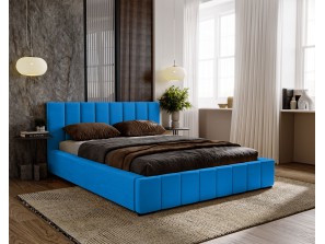 Łóżko tapicerowane sypialniane NERO ze stelażem i pojemnikiem na pościel 17