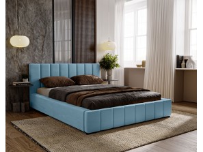 Łóżko tapicerowane sypialniane NERO ze stelażem i pojemnikiem na pościel16