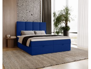 Łóżko kontynentalne MALMO z podnoszonym zagłowiem i wbudowanym materacem 9