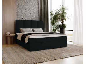 Łóżko kontynentalne MALMO z podnoszonym zagłowiem i wbudowanym materacem 11