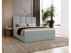 Łóżko kontynentalne MALMO z podnoszonym zagłowiem i wbudowanym materacem 12