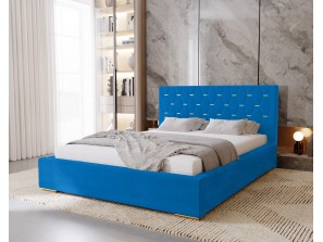 Łóżko tapicerowane sypialniane GOLDEN ze stelażem i pojemnikiem na pościel6