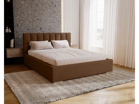 Łóżko tapicerowane z pojemnikiem DREAM ze stelażem 5