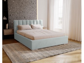 Łóżko tapicerowane z pojemnikiem DREAM ze stelażem 9