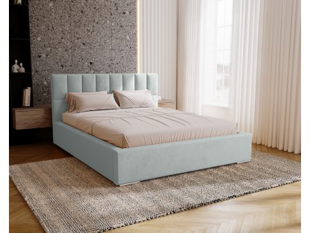 Łóżko tapicerowane z pojemnikiem DREAM ze stelażem 9