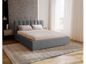 Łóżko tapicerowane z pojemnikiem DREAM ze stelażem 12