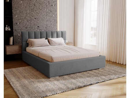 Łóżko tapicerowane z pojemnikiem DREAM ze stelażem 12