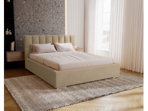 Łóżko tapicerowane z pojemnikiem DREAM ze stelażem 14