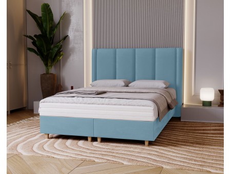 Łóżko tapicerowane na nóżkach BELLA 9