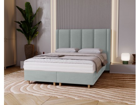 Łóżko tapicerowane na nóżkach BELLA 11