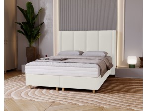 Łóżko tapicerowane na nóżkach BELLA 12