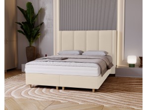 Łóżko tapicerowane na nóżkach BELLA 16