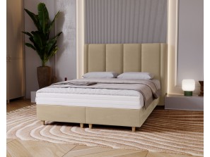 Łóżko tapicerowane na nóżkach BELLA 17