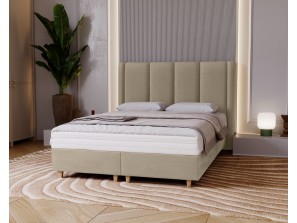 Łóżko tapicerowane na nóżkach BELLA