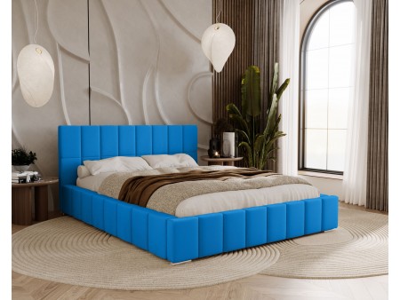 Łóżko tapicerowane z pojemnikiem ALMA - różne rozmiary i kolory do wyboru 9
