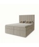 Łóżko kontynentalne NERO BOX SZTRUKS z wbudowanym materacem i pojemnikami na pościel12