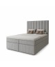 Łóżko kontynentalne NERO BOX SZTRUKS z wbudowanym materacem i pojemnikami na pościel16