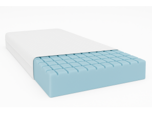 Materac piankowy 80x200 SENGOF H3, pianka T25, dwustronny, antyalergiczny, 7 stref, wys. 25cm