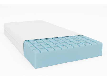 Materac piankowy 80x200 SENGOF H3, pianka T25, dwustronny, antyalergiczny, 7 stref, wys. 25cm