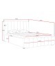 WYSYŁKA DO 5 DNI ROBOCZYCH - Łóżko tapicerowane NERO 160x200 stelaż + pojemnik - Kronos 22