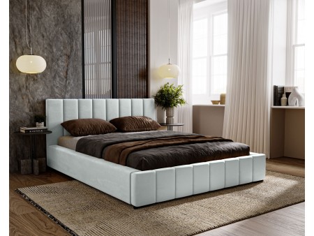 Łóżko tapicerowane NERO 160x200 stelaż + pojemnik - Magic Velvet 2218 - WYSYŁKA DO 5 DNI ROBOCZYCH