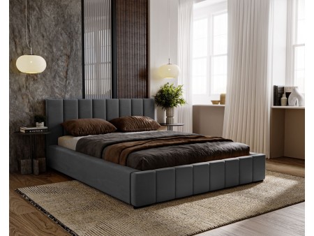 Łóżko tapicerowane NERO 160x200 stelaż + pojemnik - Magic Velvet 2271 - WYSYŁKA DO 5 DNI ROBOCZYCH