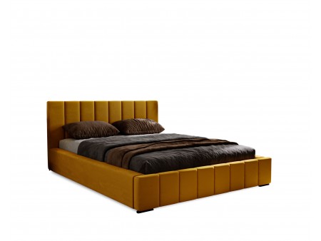 Łóżko tapicerowane NERO 140x200 stelaż + pojemnik - Magic Velvet 2215 - WYSYŁKA DO 5 DNI ROBOCZYCH