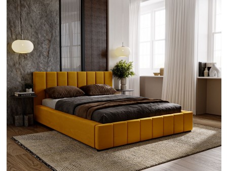 Łóżko tapicerowane NERO 180x200 stelaż + pojemnik - Magic Velvet 2215 - WYSYŁKA DO 5 DNI ROBOCZYCH