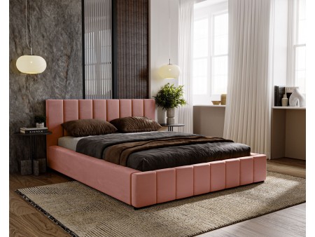 Łóżko tapicerowane NERO 120x200 stelaż + pojemnik - Magic Velvet 2257 - WYSYŁKA DO 5 DNI ROBOCZYCH