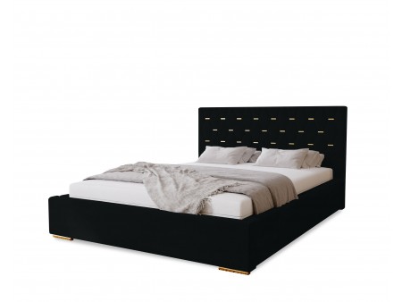 Łóżko tapicerowane GOLDEN 160x200 stelaż + pojemnik - Magic Velvet 2219 - WYSYŁKA DO 5 DNI ROBOCZYCH