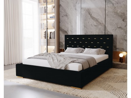 Łóżko tapicerowane GOLDEN 160x200 stelaż + pojemnik - Magic Velvet 2219 - WYSYŁKA DO 5 DNI ROBOCZYCH