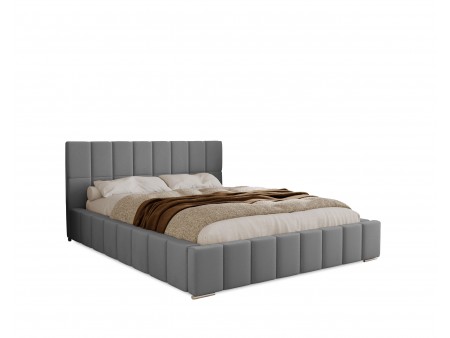 Łóżko tapicerowane NERO 160x200 stelaż + pojemnik - Magic Velvet 2217 - WYSYŁKA DO 5 DNI ROBOCZYCH