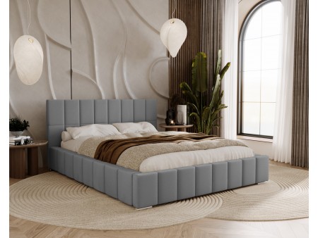 Łóżko tapicerowane NERO 160x200 stelaż + pojemnik - Magic Velvet 2217 - WYSYŁKA DO 5 DNI ROBOCZYCH