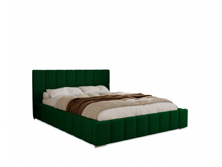 Łóżko tapicerowane NERO 200x200 stelaż + pojemnik - Amor Velvet 4311 - WYSYŁKA DO 5 DNI ROBOCZYCH