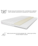 Materac nawierzchniowy TOP5 LATEX 200x200x5 topper, nakładka na łóżko, H3, średnio twardy, dwustronny, antyalergiczny