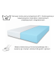 Materac dla dziecka 70x140x8 cm BABY - H3 średniotwardy