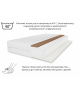 Materac dla dziecka 80x160x8cm H3 BABY LATEX KOKOS
