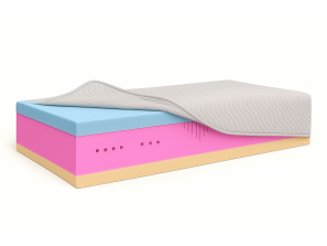 Materac piankowy SENARI H3, pianka T25, VISCO, lateks, dwustronny, antyalergiczny, wys. 21cm 1