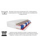 Materac kieszeniowy 160x200 BOSTON H3/H5, z kokosem, pianka T25/T30, 7 stref, wys. 25cm