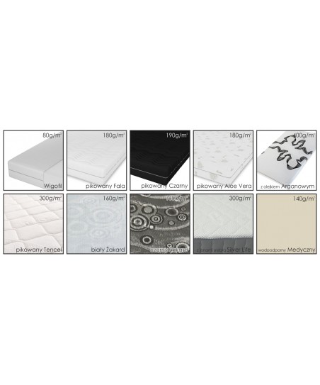 Materac piankowy MARPUR 20cm - dwustronny H2/H3- miękki/średnio twardy