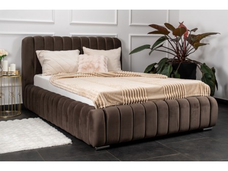 Łóżko tapicerowane do sypialni VENUS ze stelażem i pojemnikiem na pościel 3