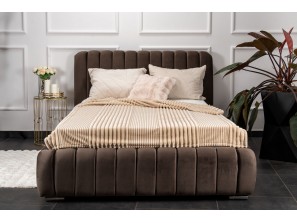 Łóżko tapicerowane do sypialni VENUS ze stelażem i pojemnikiem na pościel2