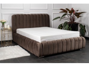 Łóżko tapicerowane do sypialni VENUS ze stelażem i pojemnikiem na pościel 5