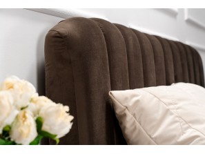 Łóżko tapicerowane do sypialni VENUS ze stelażem i pojemnikiem na pościel 7