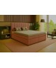 Łóżko kontynentalne NERO BOX SZTRUKS z wbudowanym materacem i pojemnikami na pościel7