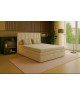 Łóżko kontynentalne NERO BOX SZTRUKS z wbudowanym materacem i pojemnikami na pościel1