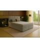 Łóżko kontynentalne NERO BOX SZTRUKS z wbudowanym materacem i pojemnikami na pościel5